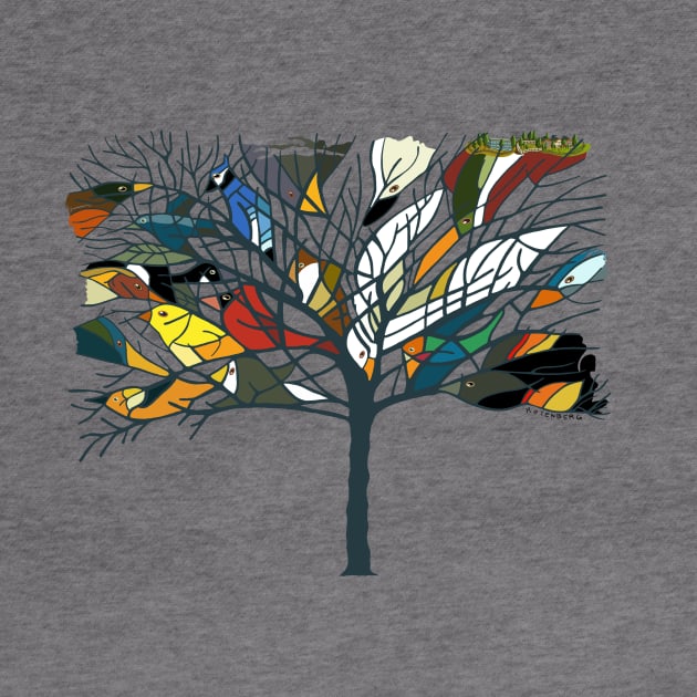 Tree for the Birds! by BullShirtCo